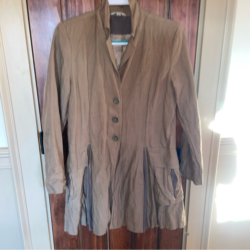 Cabi Gold Lined Jacket Women Large
